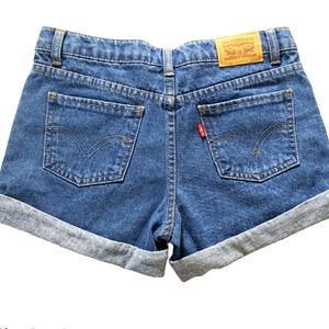NWOT Levi's Girl's Girlfriend Shorty Jean Shorts
